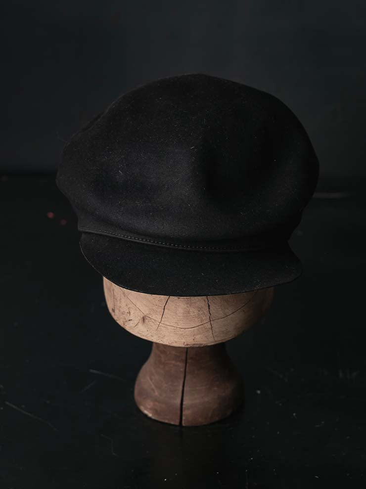 HORISAKI<br>ビーバーファーフェルトキャップ BHNLK - fw26 / BLACK EB
