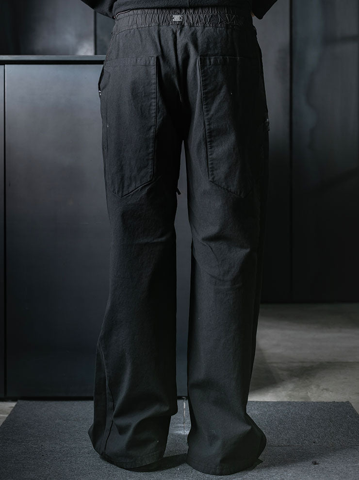 69 BY ISAAC SELLAM<br>MENS 6 ポケットラージパンツ / NOIR