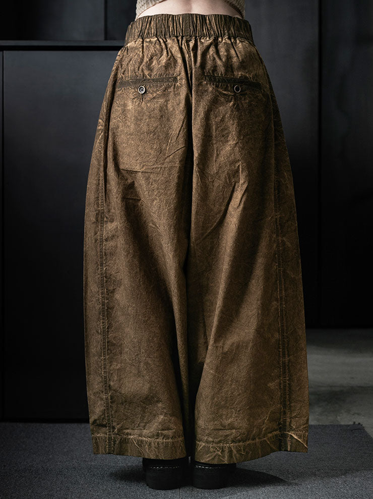 UMA WANG<br>WOMENS POETIC PANTS / MUSTARD