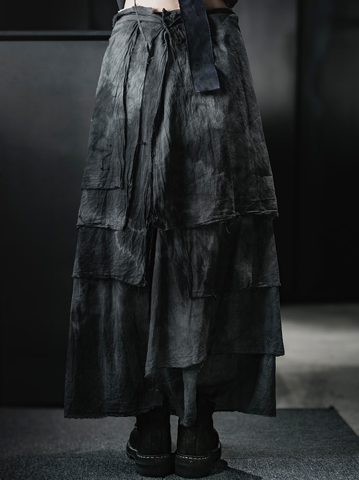 ATELIER SUPPAN<br>WOMENS Torn Skirt / E26-48