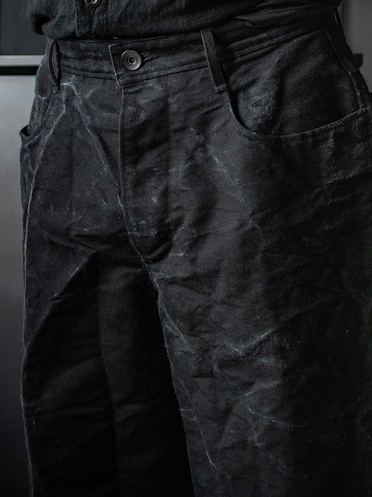 P.R.PATTERSON<br>SELVEDGE NETTLE JEANS / BLACK