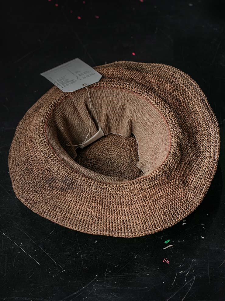 HORISAKI<br>TOQUILLA STRAW HAT SHSOFI - ss26 / BROWN