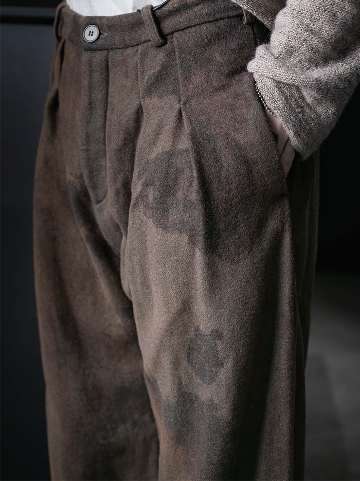 K'ANG<br>MENS EXTRA LARGE FIT TROUSERS / AFLAME - OFF GREY