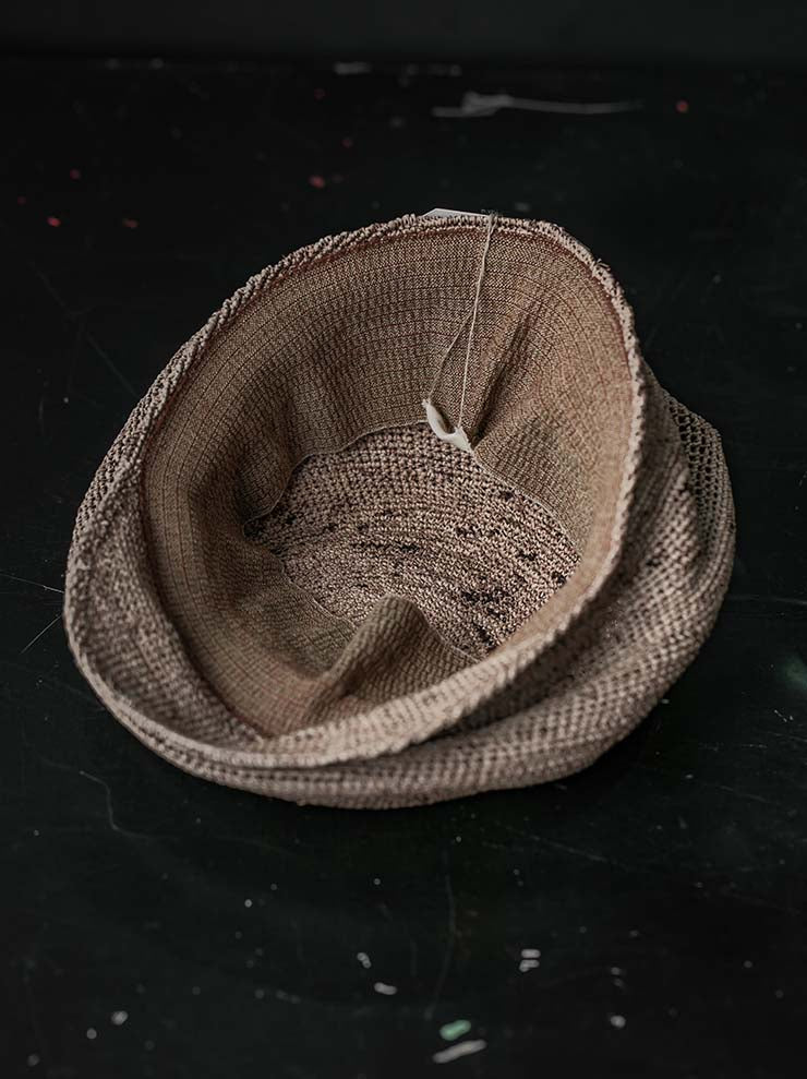 HORISAKI<br>TOQUILLA STRAW HAT SHNLK - ss26 / CAMEL
