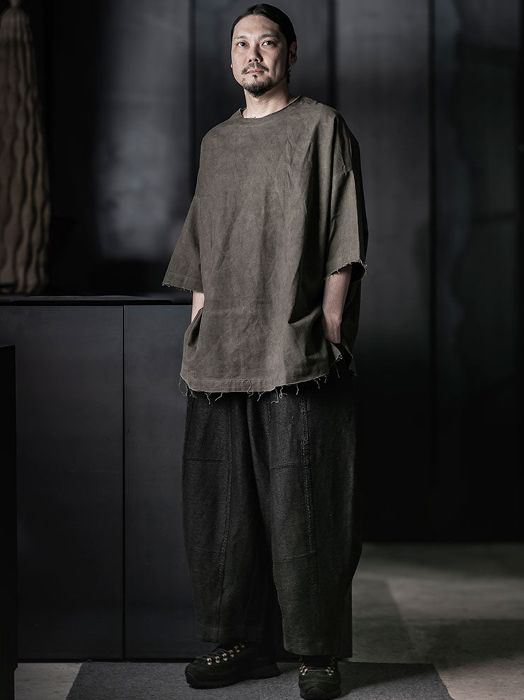 GATHERING<br>UNISEX BEEKEEPER SHIRT / DYED GREY