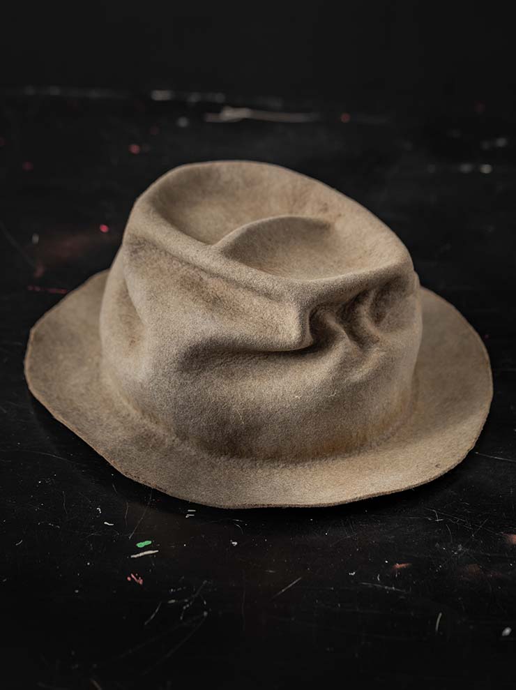 HORISAKI<br> Rabbit fur felt hat RHLBE005 / RAW EB