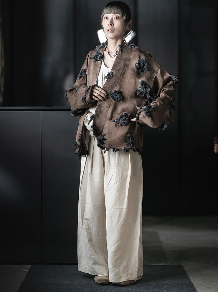 UMA WANG<br>WOMENS KLARKE JKT / ROSE/BLUE