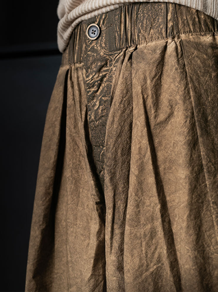 UMA WANG<br>WOMENS POETIC PANTS / MUSTARD