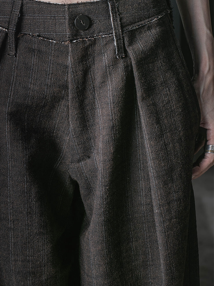 WRIGHT + DOYLE<br>UNISEX KASSEL TROUSERS / BARK
