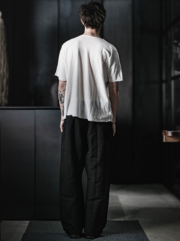 ATELIER SUPPANMENS Raw cut T-SHIRT / E26-22