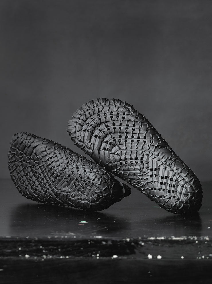 OUTBREAK LAB<br>MENS Barefoot 3D printed indoor training shoes / BLACK