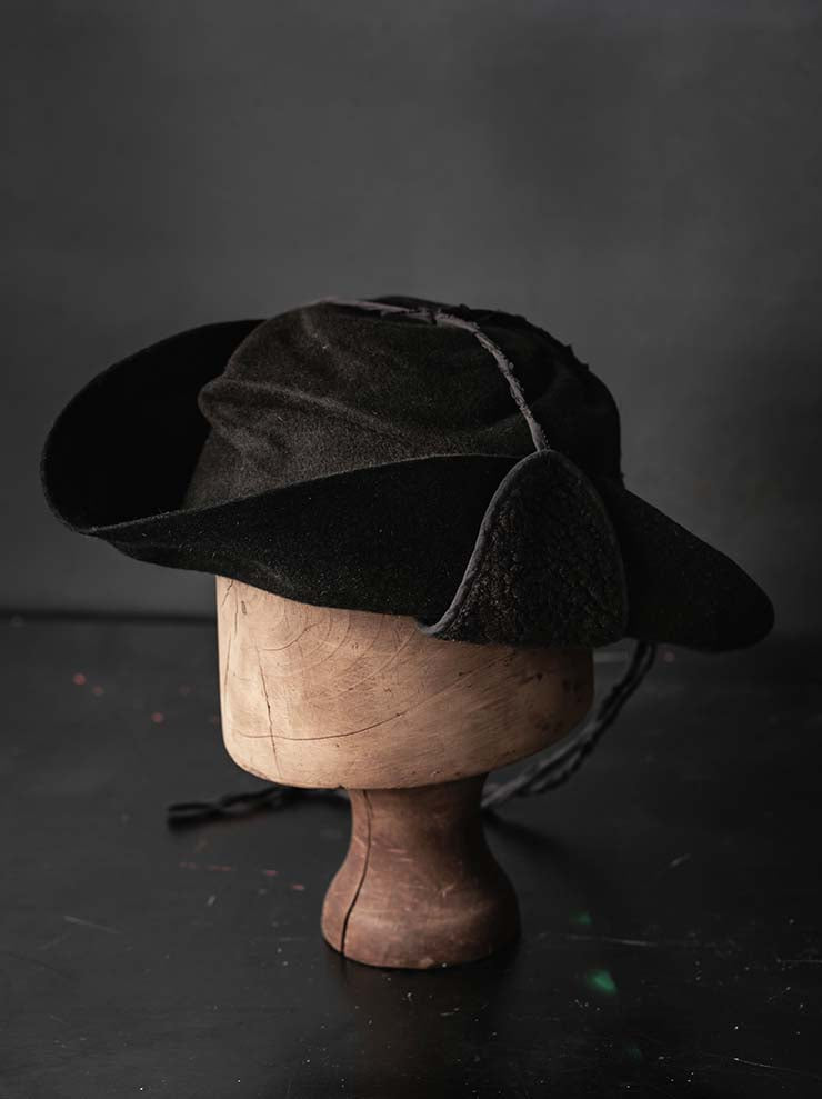 HORISAKI<br>ONE OF A KIND COLLECTION ラビットファーフェルトハット OOAK26 NO. 047 / VARIOUS