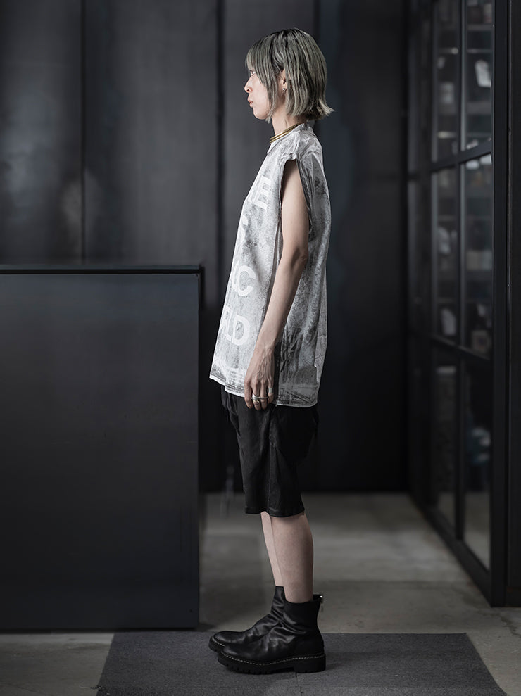 SIMEON FARRAR<br> UNISEX OVERSIZED TANK TOP / GREY PAINT