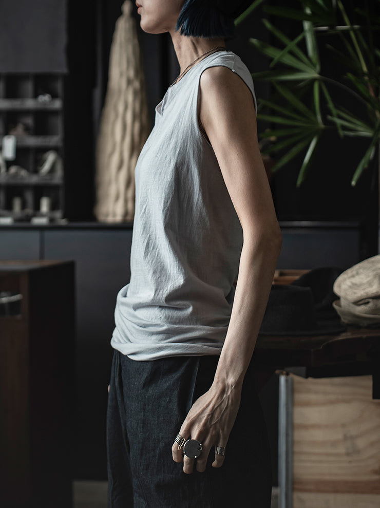 ATELIER SUPPAN<br> WOMENS Simple Tank Top