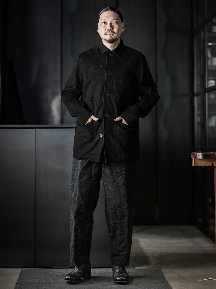 P.R.PATTERSON<br>SELVEDGE NETTLE JEANS / BLACK