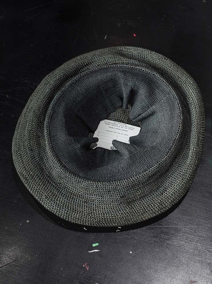 HORISAKI<br> ONE OF A KIND COLLECTION Tequilla Straw Hat OOAK24 NO.226 / DUSK