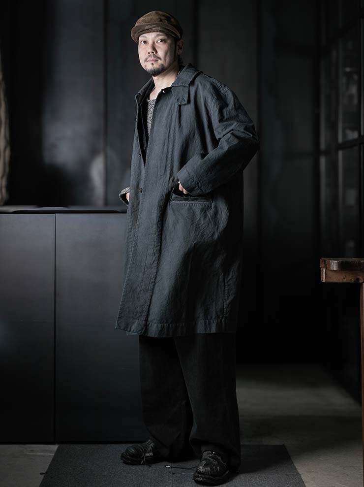 MONAD<br> Byrne Carcoat / Handdyed Grey
