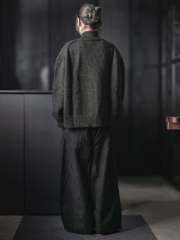 WRIGHT + DOYLE<br>UNISEX プルオーバーニット / MOSS