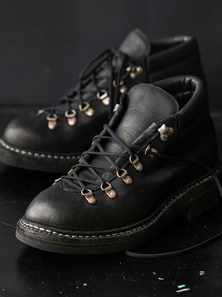 GUIDI<br>MENS ハイキングシューズ SOLE RUBBER 190M BLKT / CALF FULL GRAIN