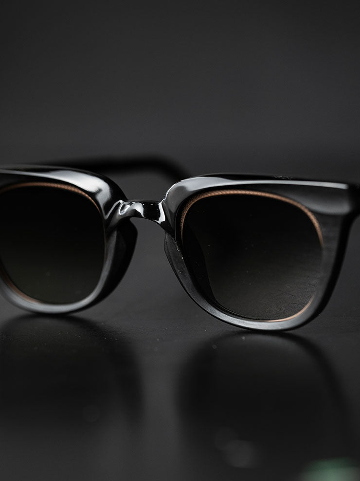 RIGARDS<br>GENUINE HORN フレームサングラス / BLACK / RG1007