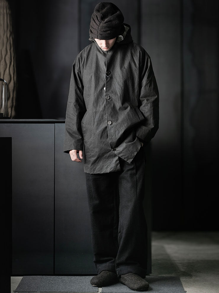 toward(s)<br />WAXED COTTON TYPEWRITER PARKA / DARK BROWN