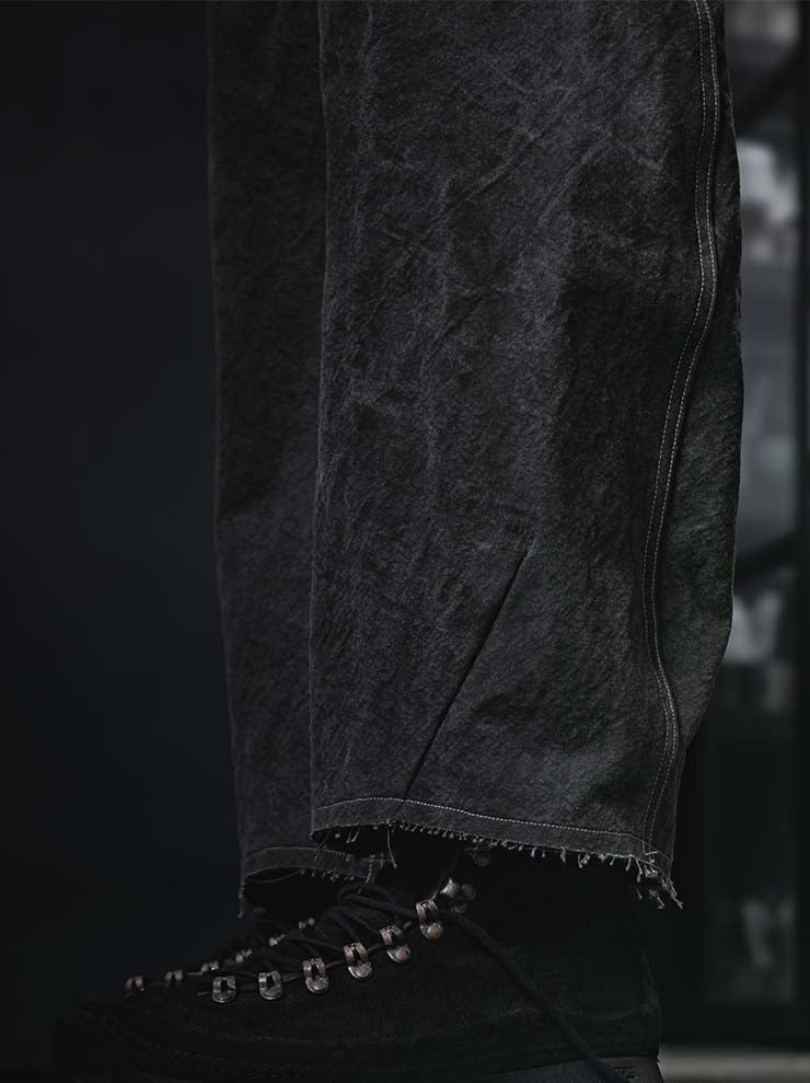 EVAN SCOTT MONROE<br>Bellow Trousers / Sumi Ink, Charcoal