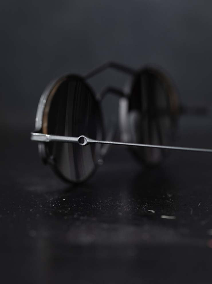 RIGARDS<br/>TITANIUM フレームサングラス / BLACK × BLACK / RG1077TI