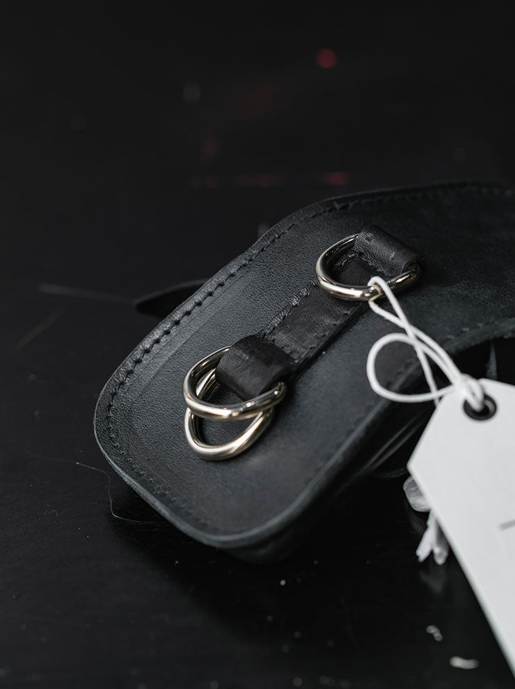 GUIDI<br>レザーコインパース with キーリング W10 BLKT / HORSE FULL GRAIN