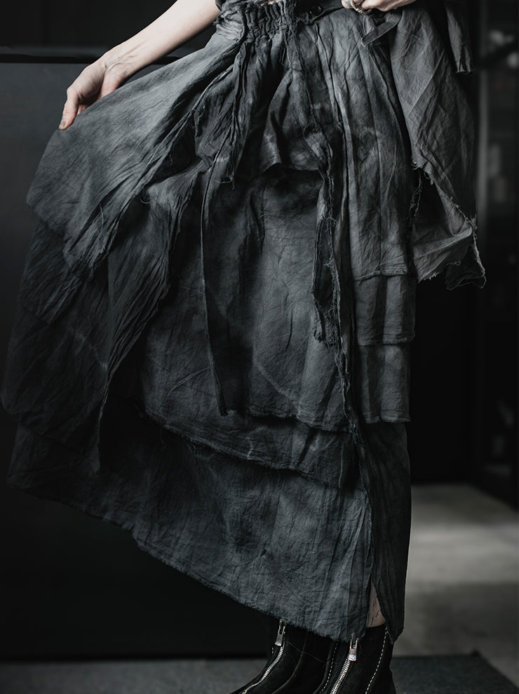 ATELIER SUPPAN<br>WOMENS Torn Skirt / E26-48