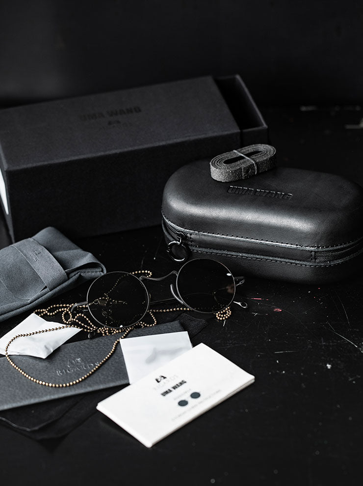 RIGARDS × UMA WANG<br>TITANIUM フレームサングラス / DARK BRONZE ANTIQUE / RG00UW14