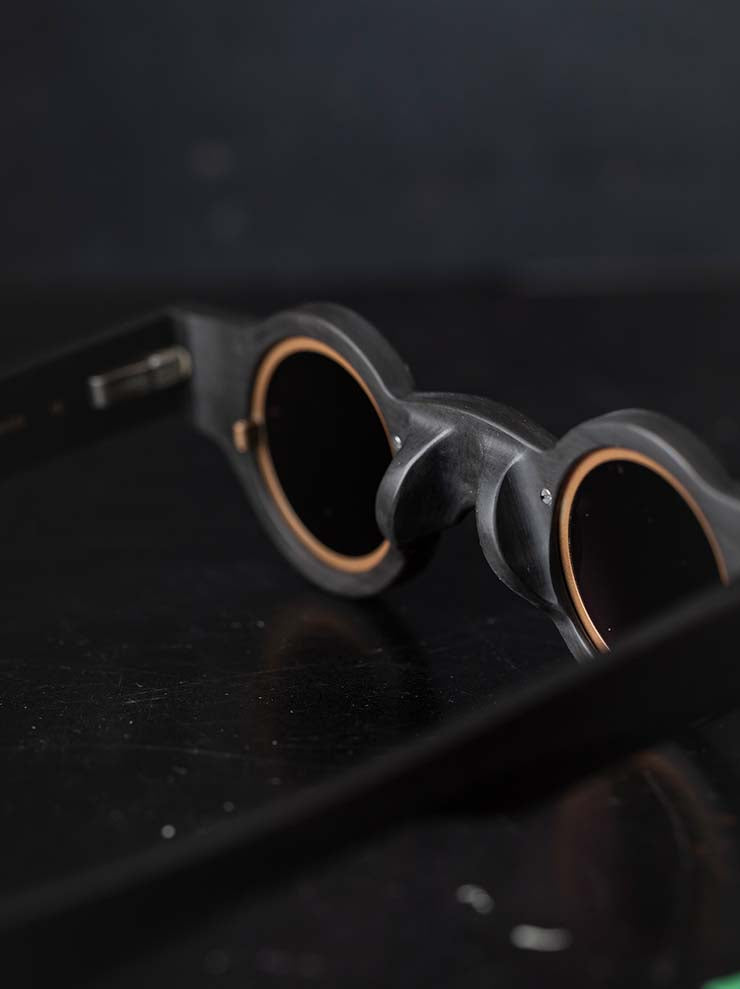 RIGARDS × ZIGGY CHEN<br/>GENUINE HORN フレームサングラス / BLACK / RG1940ZC