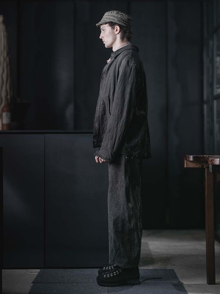 EVAN SCOTT MONROE<br>Coal Miners Coat / Sumi Ink, Charcoal