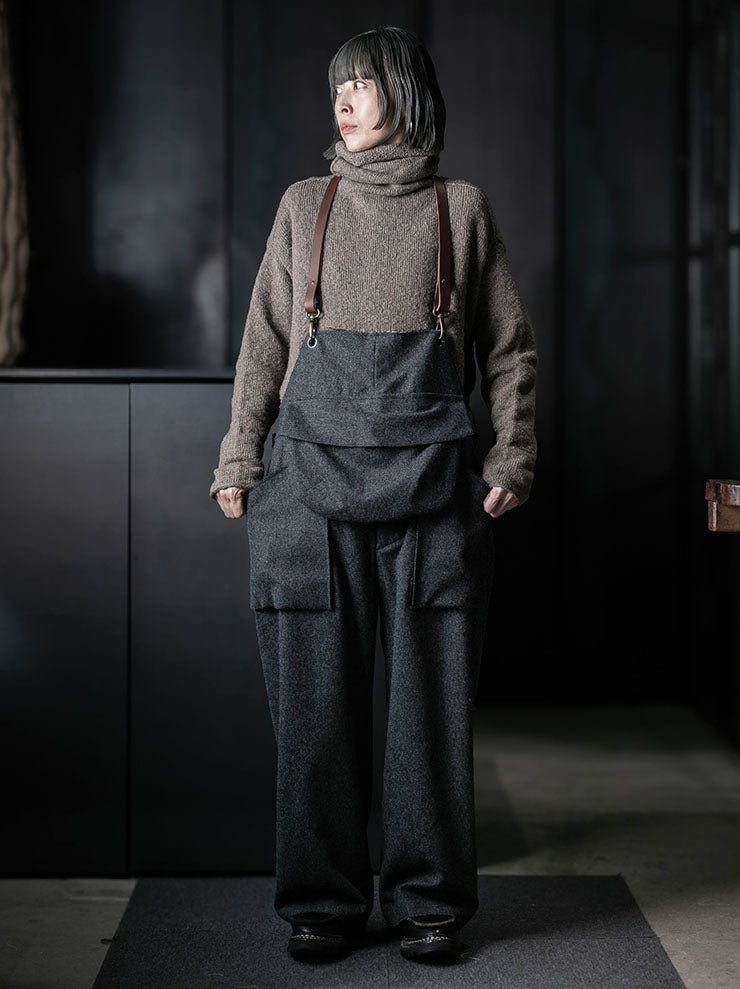 MONAD<br> McDonnell Overalls / Gray - Navy twill