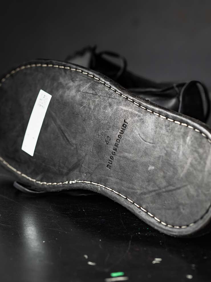GUIDI<br>MENS ダービーシューズ 9920_N BLKT / HORSE FULL GRAIN
