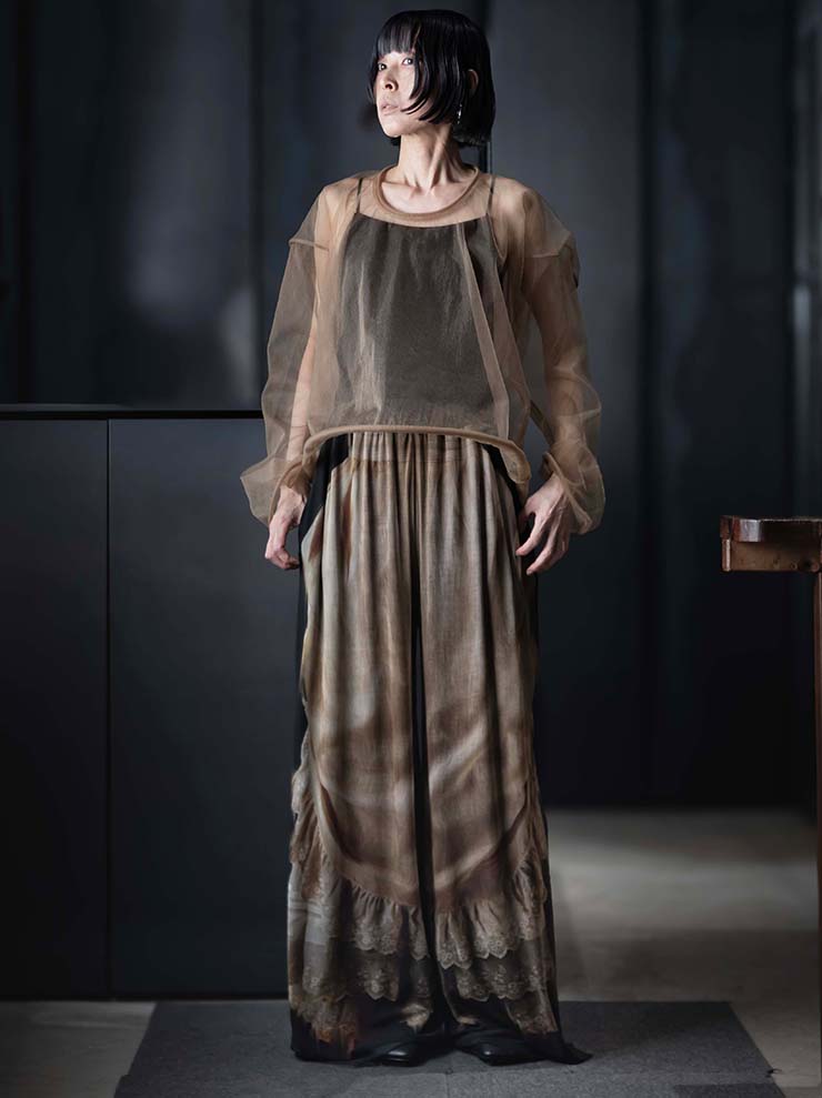 IA LONDON<br> WOMENS VICTORIA WIDE LEG MESH TROUSERS / PETTICOAT