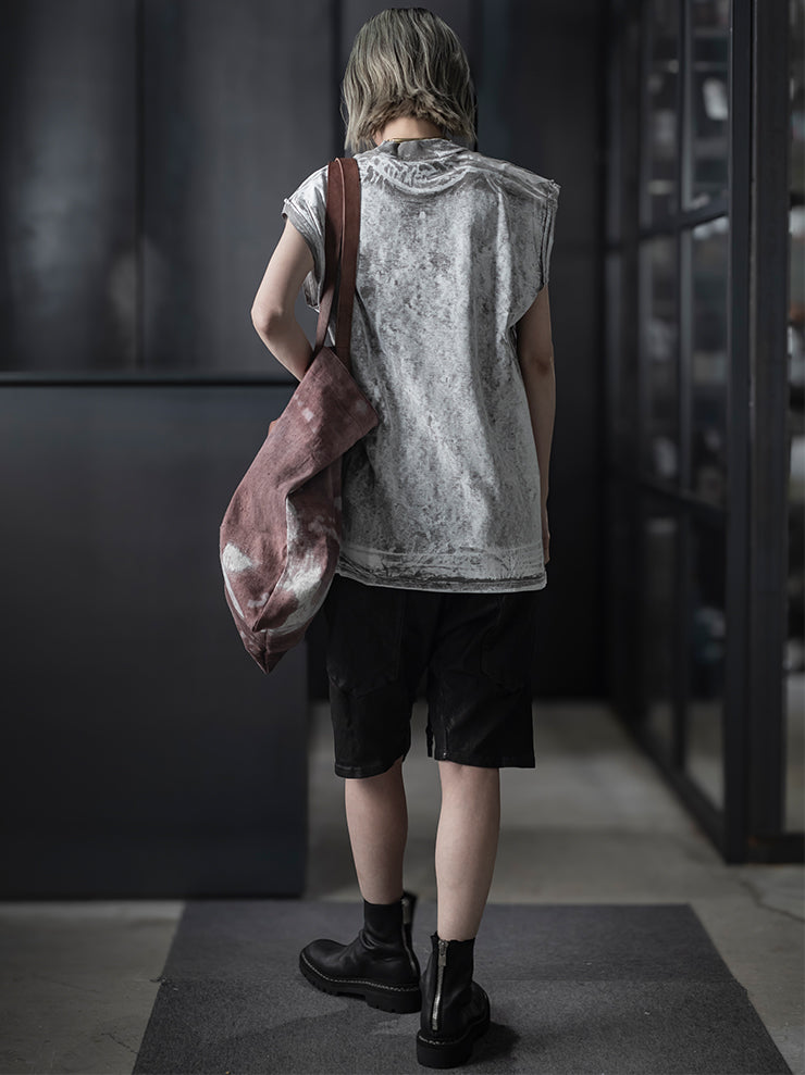 SIMEON FARRAR<br> UNISEX OVERSIZED TANK TOP / GREY PAINT