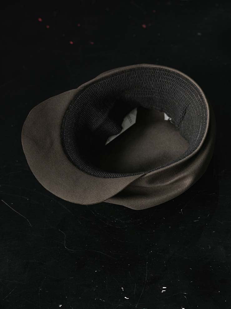 HORISAKI<br>ビーバーファーフェルトキャップ BHNLK - fw26 / TAUPE EB