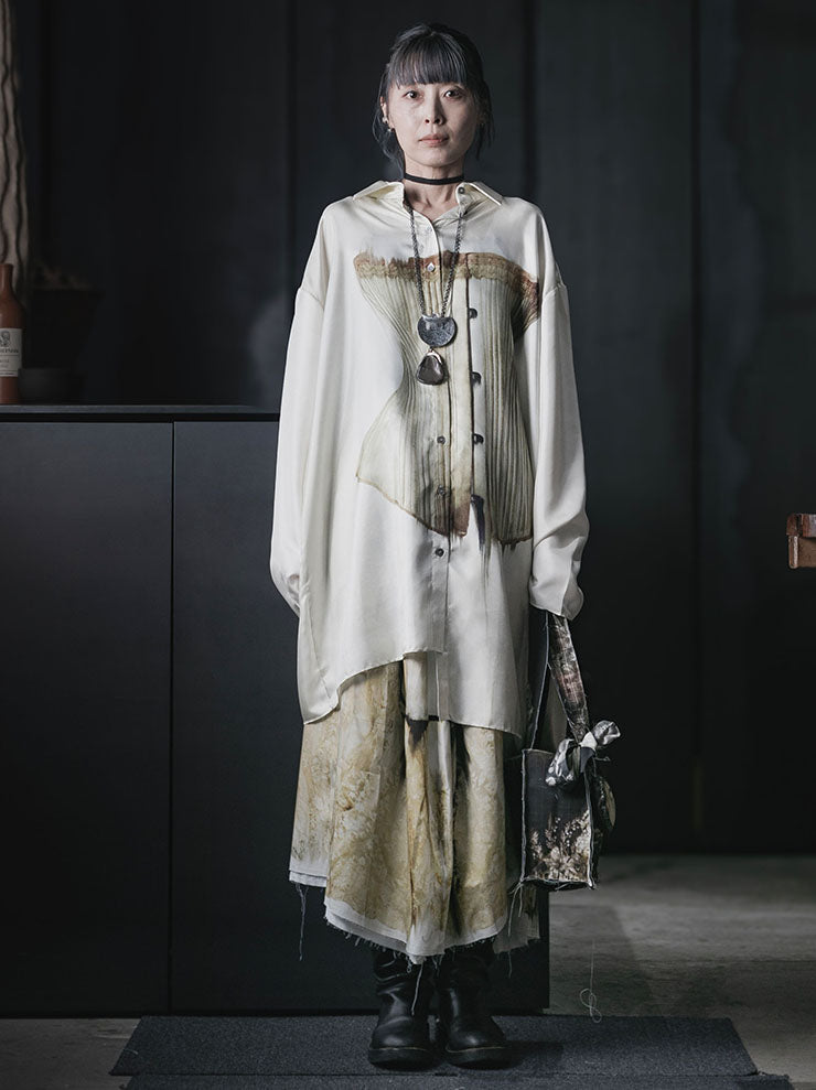 IA LONDON<br>MOONLIGHT ROSES SKIRT / LACE DRESS PRINT