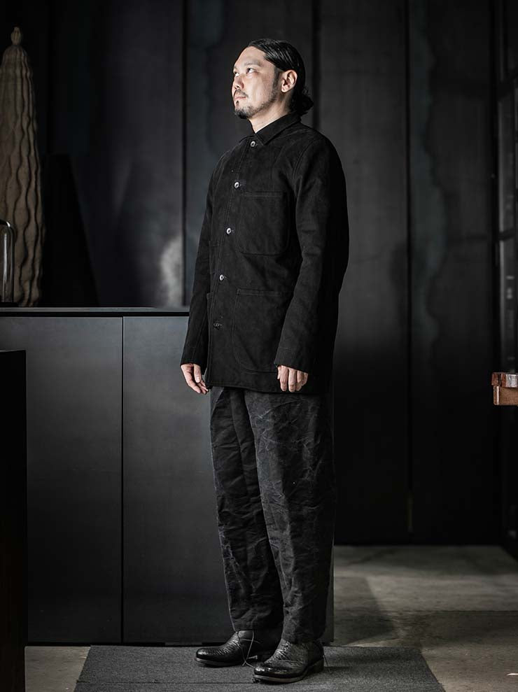 P.R.PATTERSON<br>SELVEDGE NETTLE JEANS / BLACK