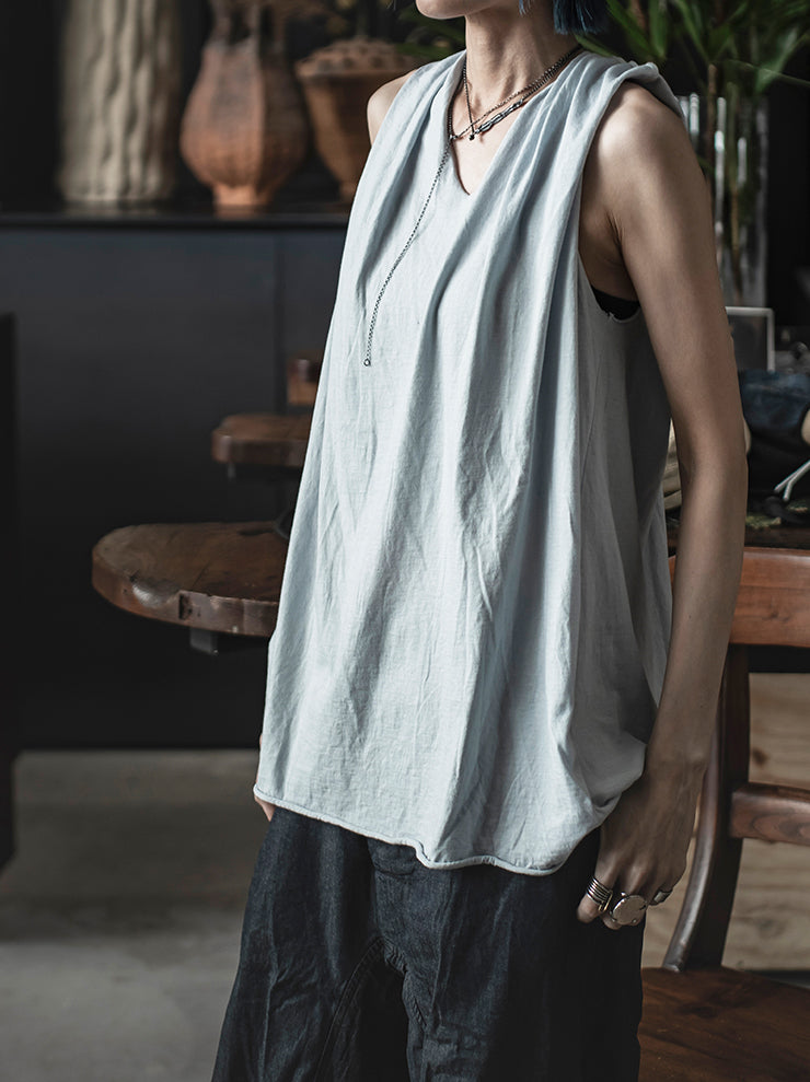 ATELIER SUPPAN<br> WOMENS Front double tank top