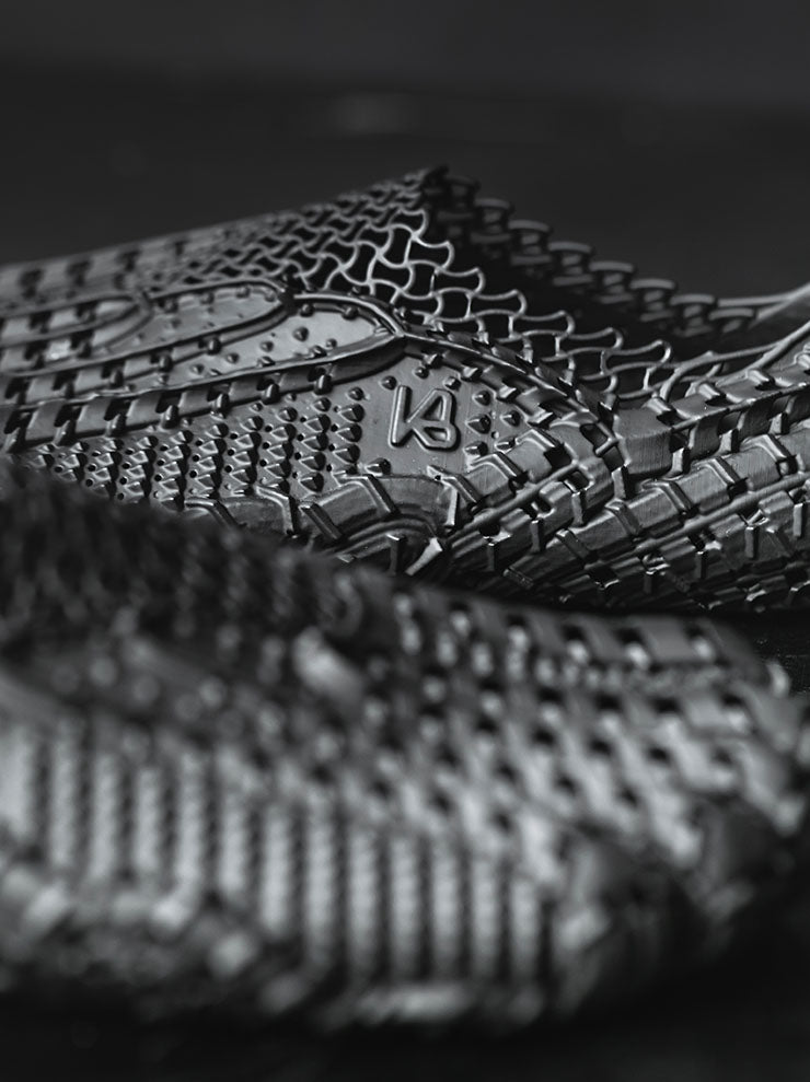 OUTBREAK LAB<br>MENS Barefoot 3D printed indoor training shoes / BLACK