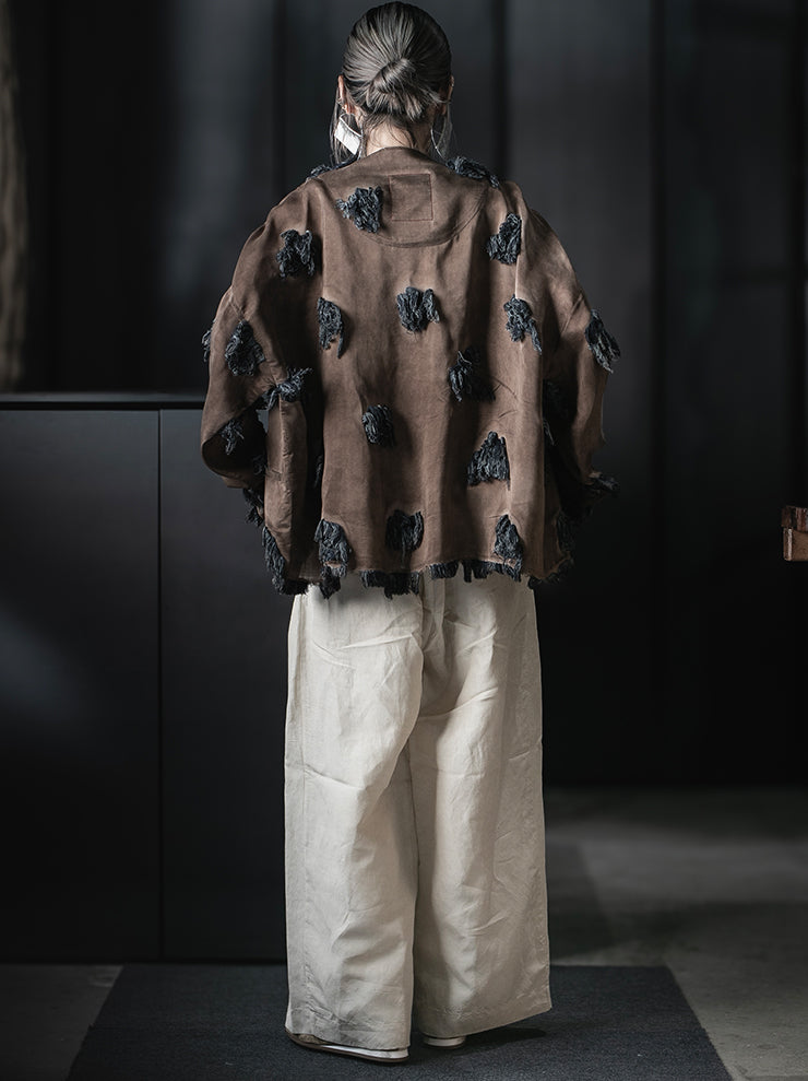 UMA WANG<br>WOMENS KLARKE JKT / ROSE/BLUE