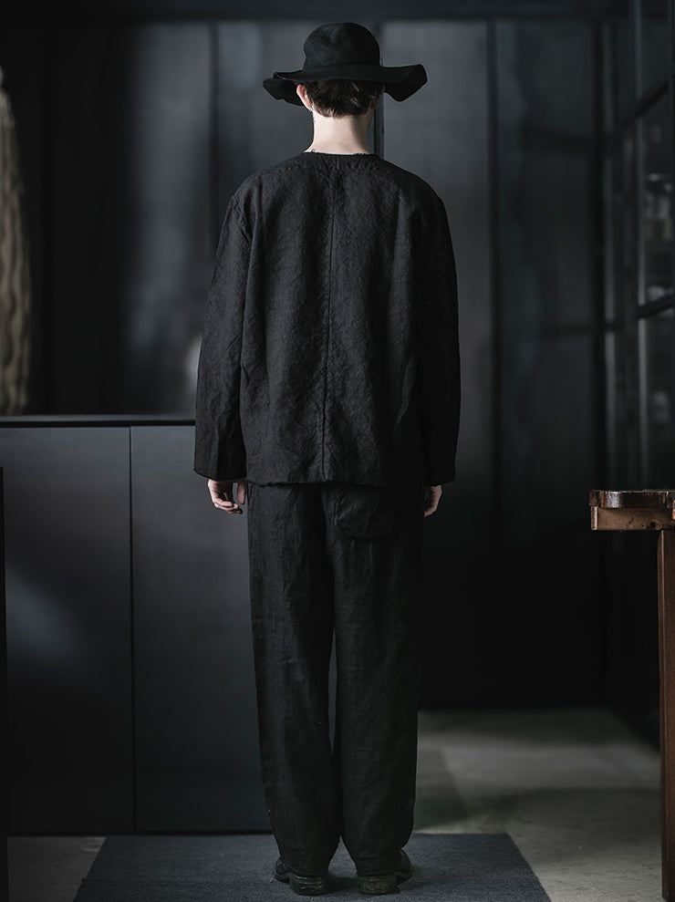 MONAD<br>Barker Pant / Handdyed Black