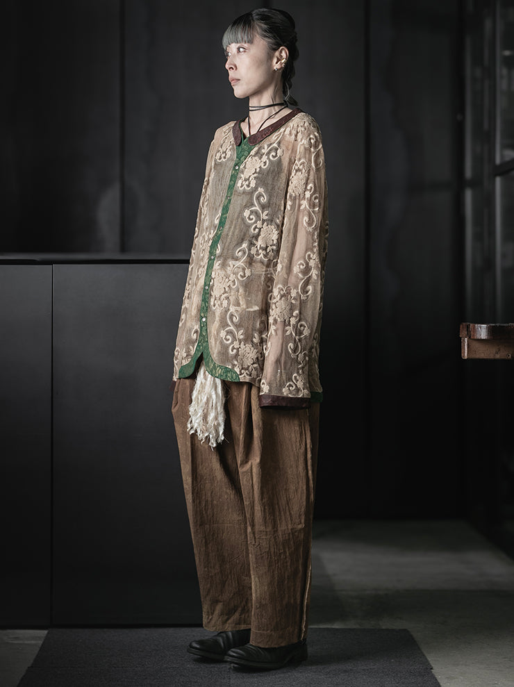 COMMUNS<br>WOMENS TROUSERS / Caramel Dyeing