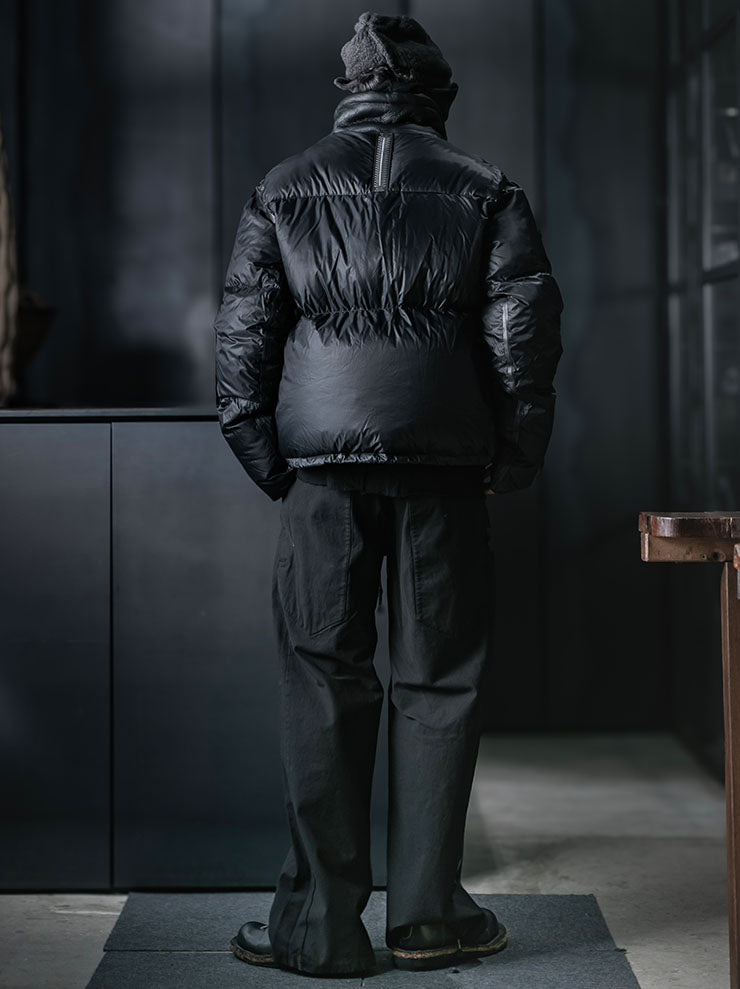 ISAAC SELLAM EXPERIENCE<br> UNISEX Down Jacket / NOIR