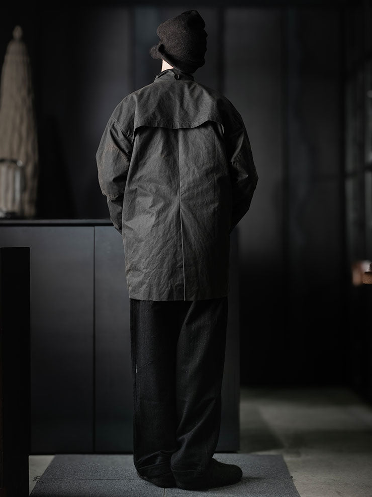 toward(s)<br />WAXED COTTON TYPEWRITER PARKA / DARK BROWN