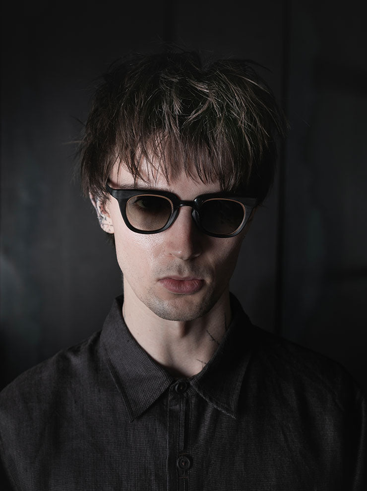 RIGARDS<br>GENUINE HORN フレームサングラス / BLACK / RG1007