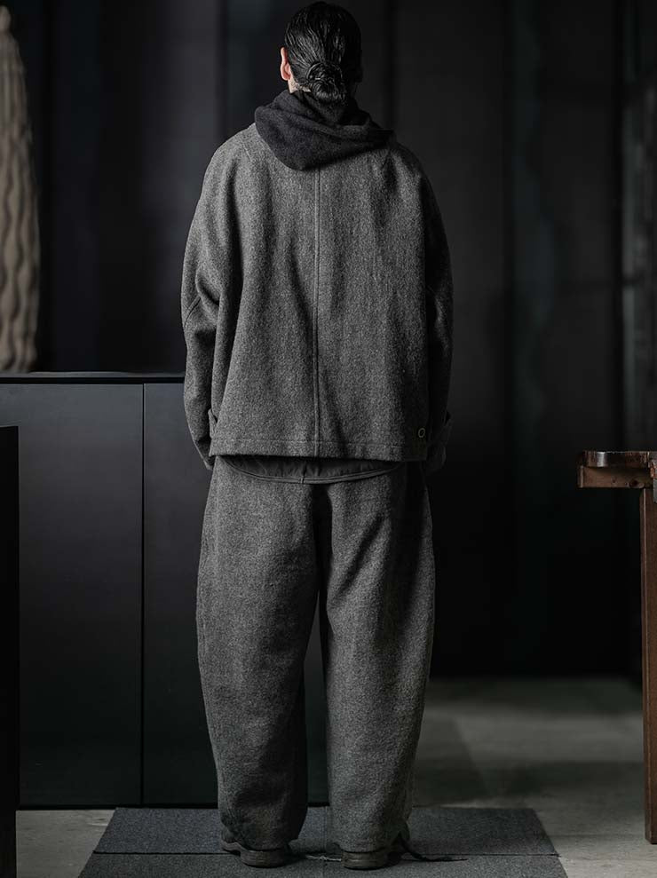 UMA WANG<br>MENS PATINA PANTS / GREY