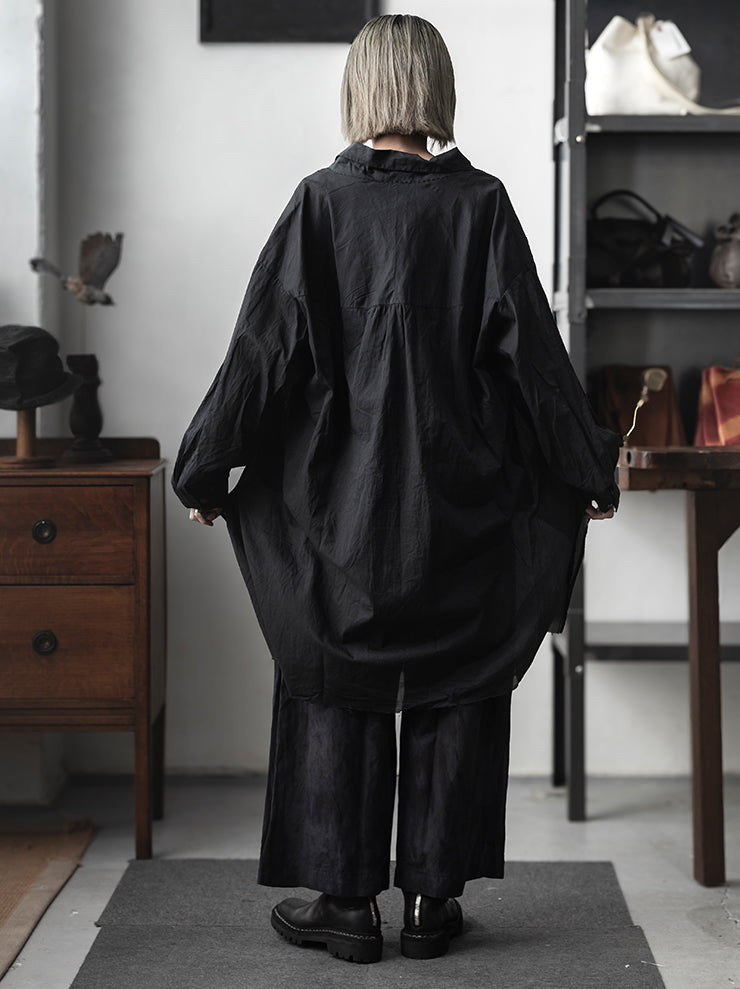 ATELIER SUPPAN<br />WOMENS ロングギャザーシャツ