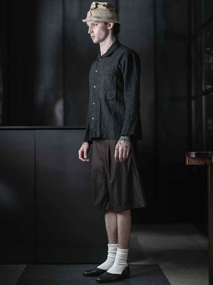 MONAD<br>Murray Tailored Shorts / Brown